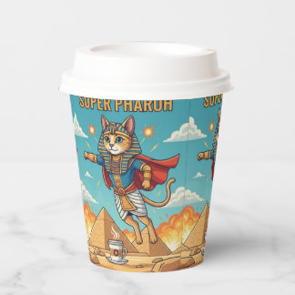 Pharao Katze Bastet Ägypten Göttin Heronen Sekhmen Pappbecher