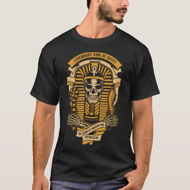 Pharao King - König von Ägypten - Ägyptischer Anti T-Shirt (Vorderseite)