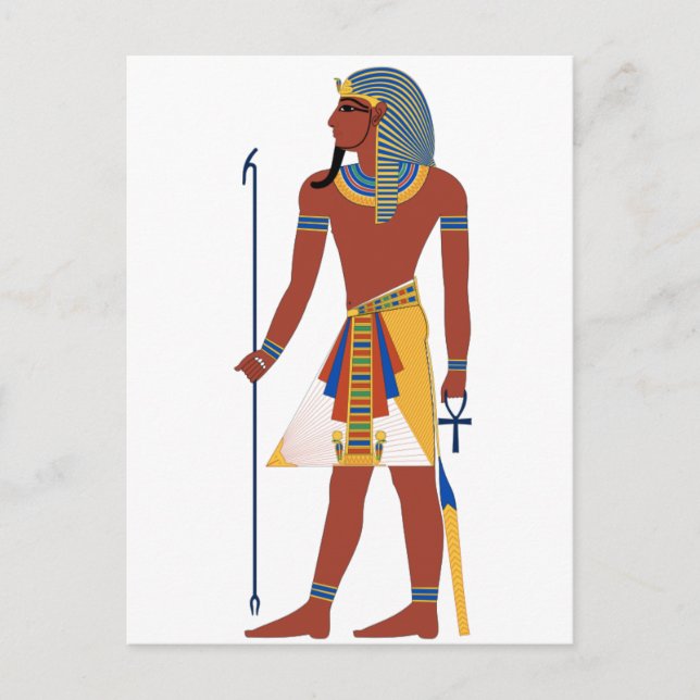 Pharao Postkarte (Vorderseite)