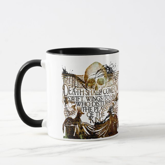 Pharaoh-Fluch Tasse (Links)