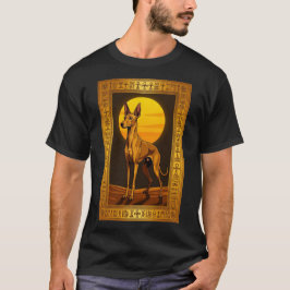 Pharaoh Hound Antikes Ägyptisches Königsportrait T-Shirt