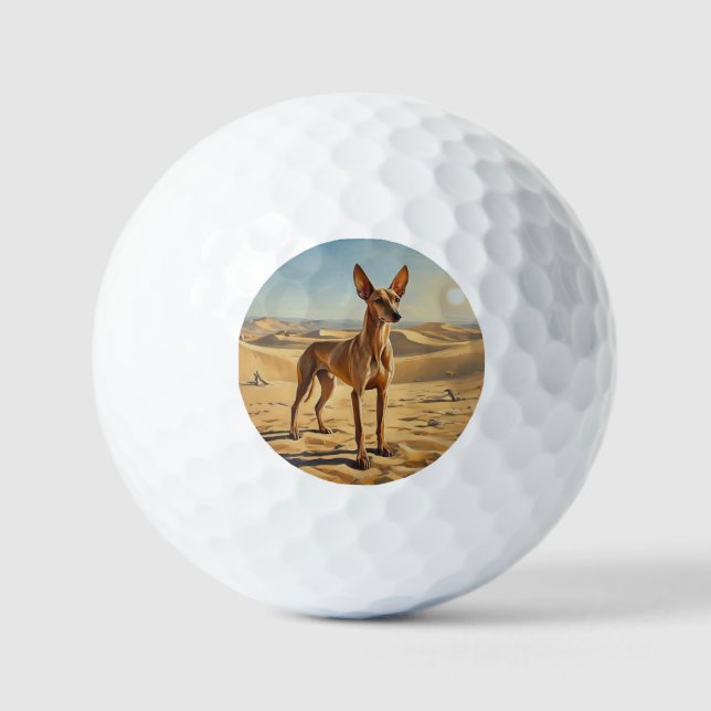 Pharaoh Hound Golfball (Vorderseite)