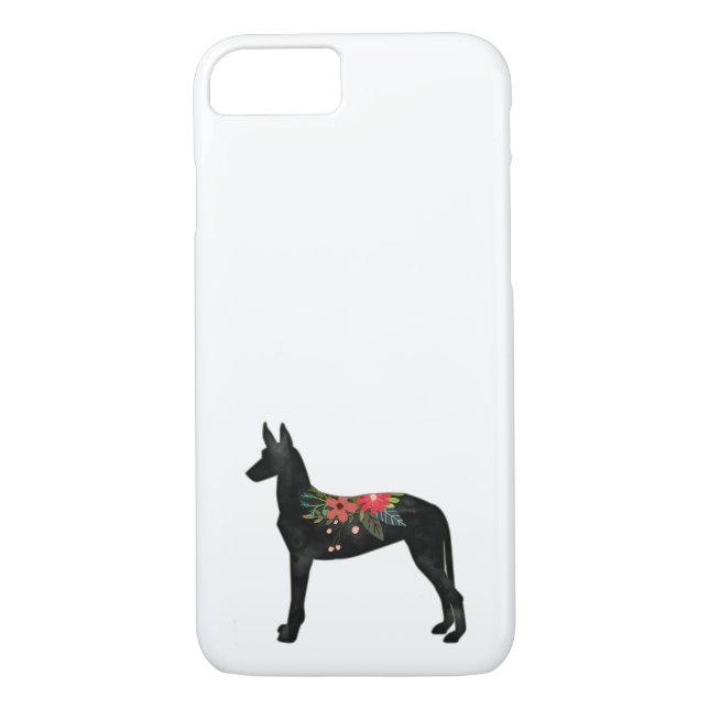 Pharaoh Hound Hund züchten Bohemischen Blumensatte Case-Mate iPhone Hülle (Rückseite)
