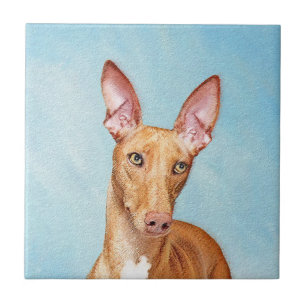 Pharaoh Hound Painting - Niedliche Original Hunde  Fliese