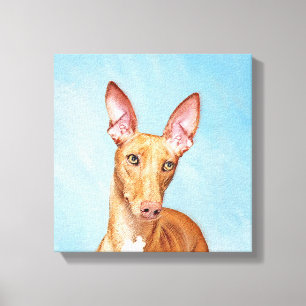 Pharaoh Hound Painting - Niedliche Original Hunde  Leinwanddruck