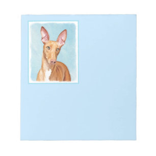 Pharaoh Hound Painting - Niedliche Original Hunde  Notizblock