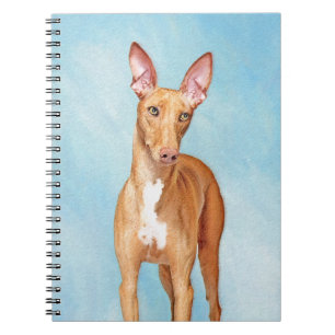 Pharaoh Hound Painting - Niedliche Original Hunde Notizblock