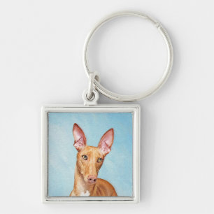 Pharaoh Hound Painting - Niedliche Original Hunde Schlüsselanhänger