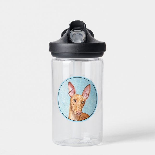 Pharaoh Hound Painting - Niedliche Original Hunde  Trinkflasche (Vorne)
