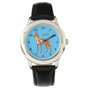 Pharaoh-Hund-Cartoon Armbanduhr