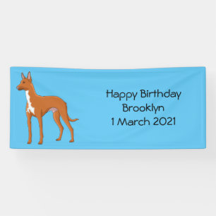 Pharaoh-Hund-Cartoon Banner