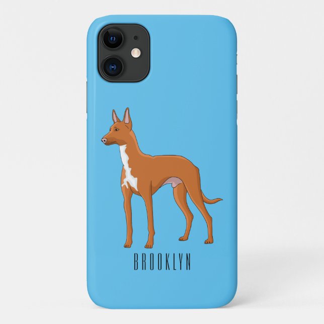 Pharaoh-Hund-Cartoon Case-Mate iPhone Hülle (Rückseite)