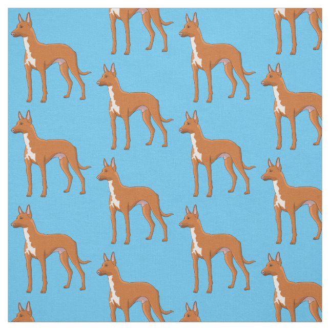 Pharaoh-Hund-Cartoon Stoff (Muster)
