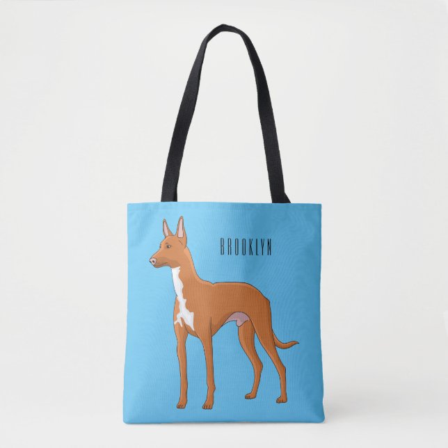 Pharaoh-Hund-Cartoon Tasche (Vorderseite)