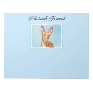 Pharaoh-Hund-Malerei - Niedliche Original-Hunde-Ku Notizblock