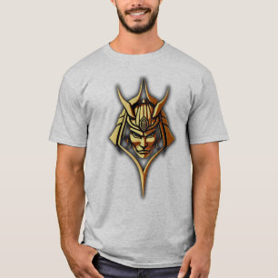 Pharaoh-Maske-Logo Graues T-Shirt