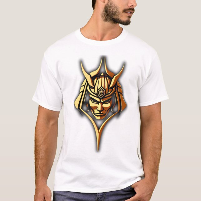 Pharaoh-Maske-Logo White Tee (Vorderseite)