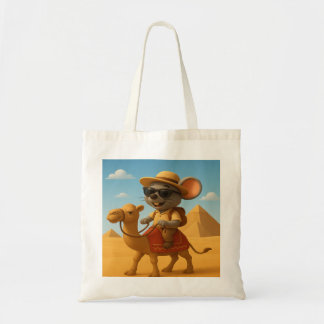 Pharaoh Mouse Tourist auf Camel | Ägyptische Pyram Tragetasche