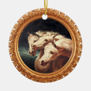 Pharaoh-Pferde Keramikornament
