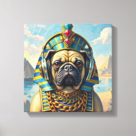PHARAOH TUT-PUG 2 LEINWANDDRUCK