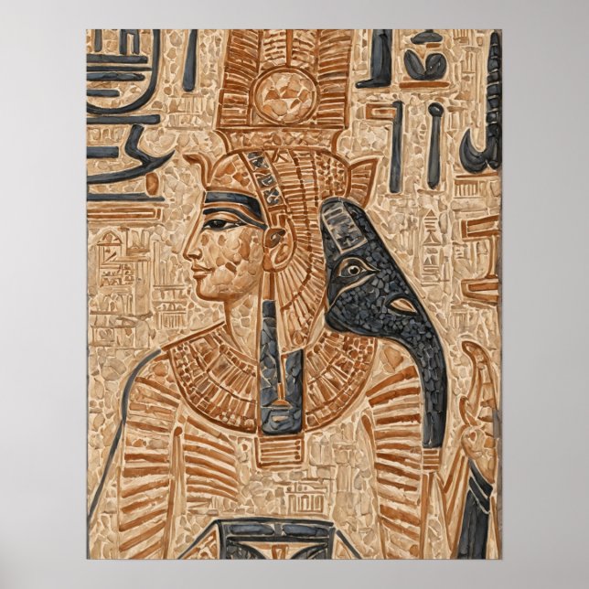 Pharaonic Queen Hatshepsut | Poster (Vorne)