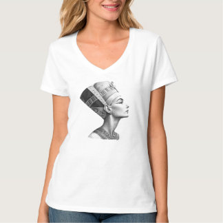 Pharaonische Nefertiti-Kunst – Ägyptische Königin T-Shirt