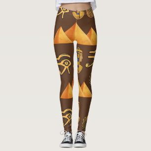 Pharao's Legacy: Antike ägyptische Muster Leggings