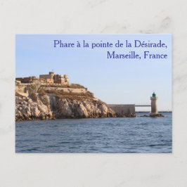 Phare à la pointe de la Désirade Postcard Postkarte