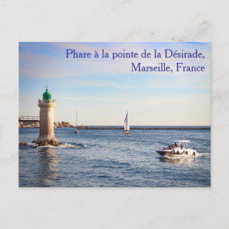 Phare à la pointe de la Désirade Postcard Postkarte