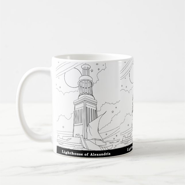 Phare d'Alexandrie Mug (Gauche)