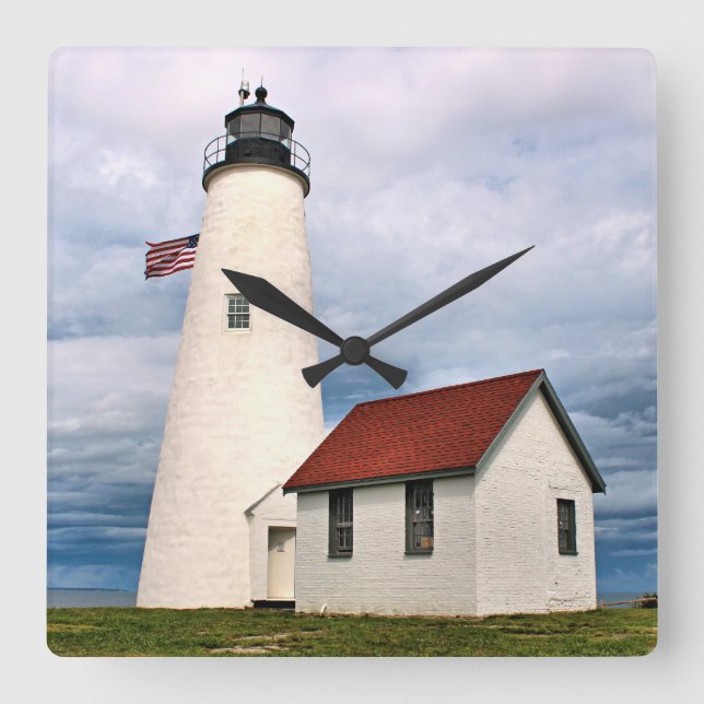 Phare de Bakers Island, horloge murale du Massachu (Recto)