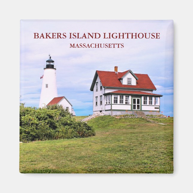 Phare de Bakers Island, Magnet du Massachusetts (Devant)