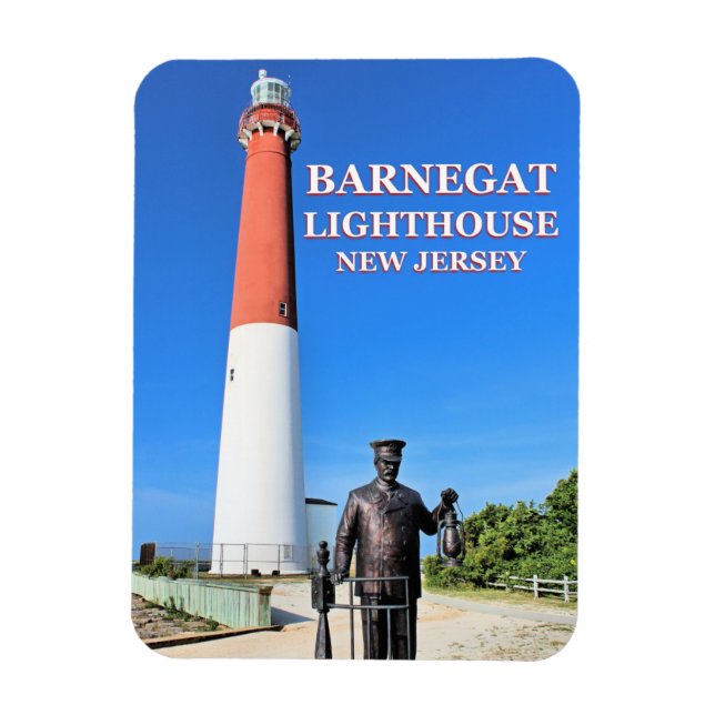 Phare de Barnegat, New Jersey - Magnet photo (Vertical)
