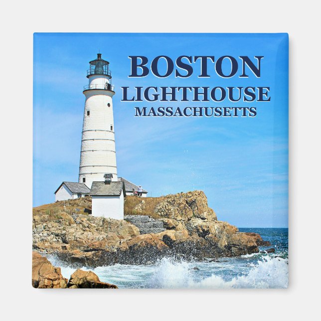 Phare de Boston, aimant du Massachusetts (Devant)