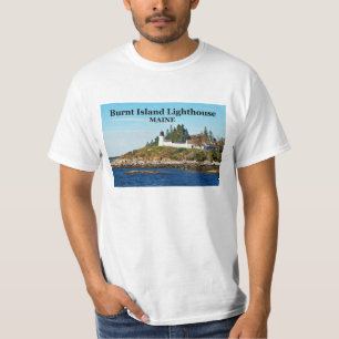Phare de Burnt Island, Maine T-Shirt