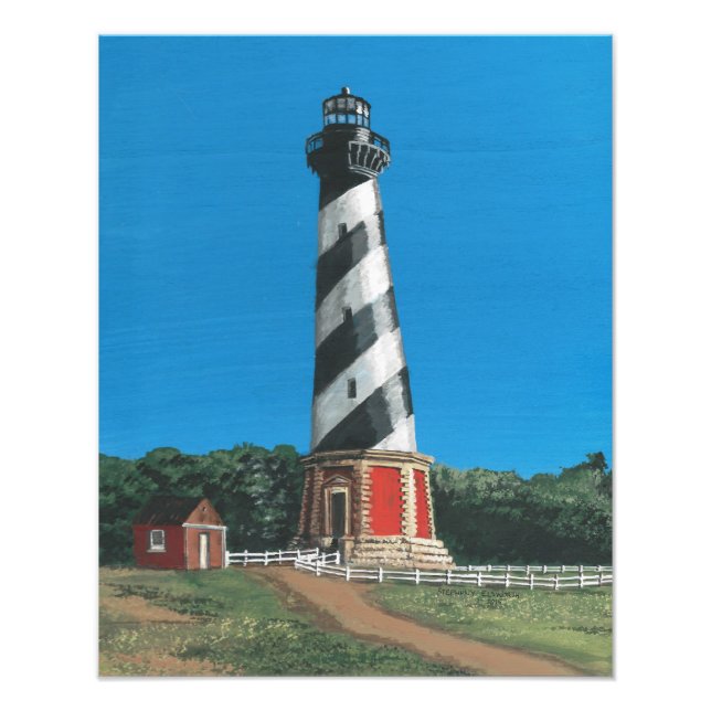 Phare de Cape Hatteras sur papier photo (Devant)