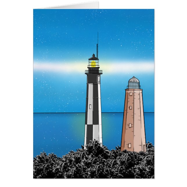 Phare de Cape Henry la nuit (Devant)