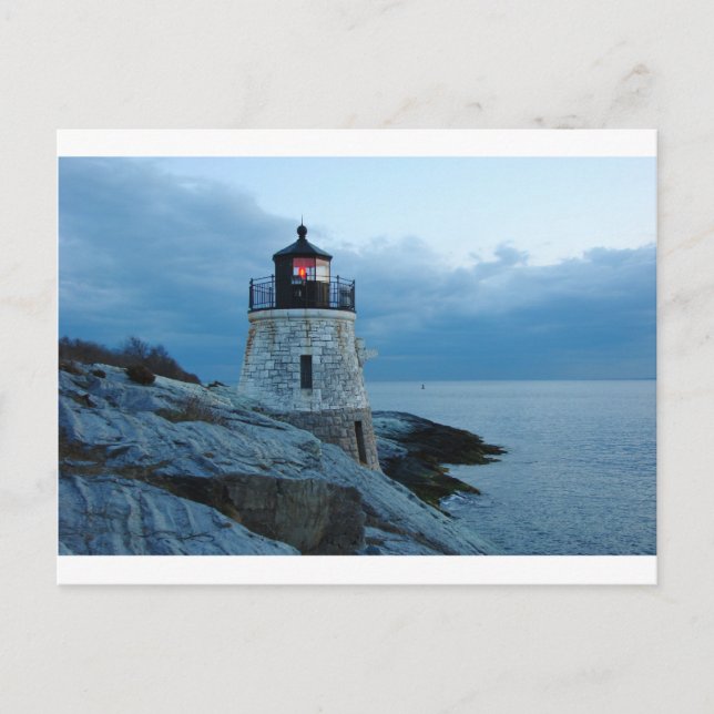 Phare de Castle Hill - Newport, carte RI (Devant)