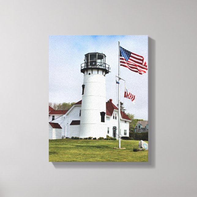 Phare de Chatham, Cape Cod, MA toile enroulée (Recto)