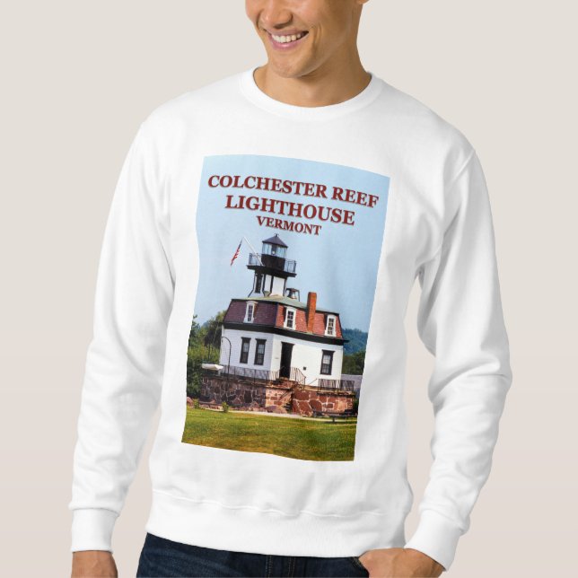 Phare de Colchester Reef, Sweatshirt du Vermont (Devant)