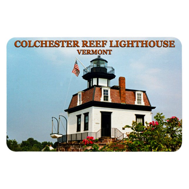 Phare de Colchester Reef, Vermont Flexi Magnet (Horizontal)