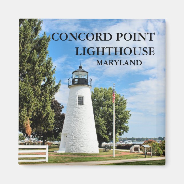 Phare de Concord Point, Maryland Magnet (Devant)