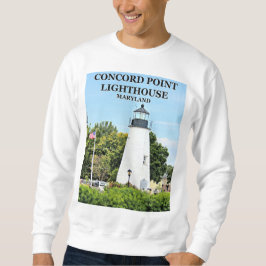 Phare de Concord Point, Maryland Sweatshirt