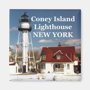 Phare de Coney Island, New York Magnet