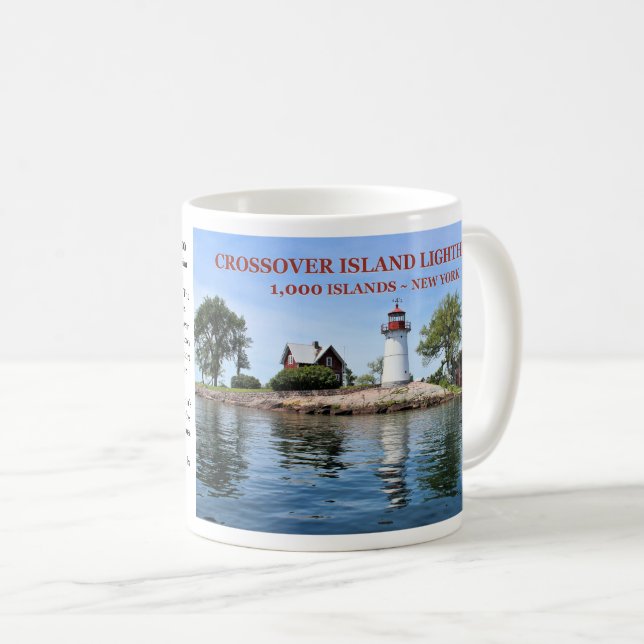 Phare de Crossover Island, New York Mug (Devant droit)