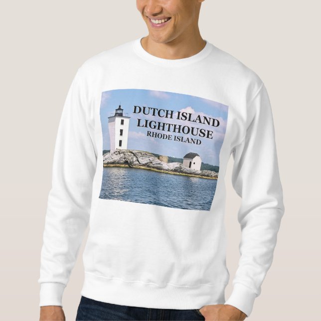 Phare de Dutch Island, Sweatshirt de Rhode Island (Devant)