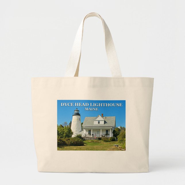 Phare de Dyce Head, Sac fourre-tout Jumbo du Maine (Devant)