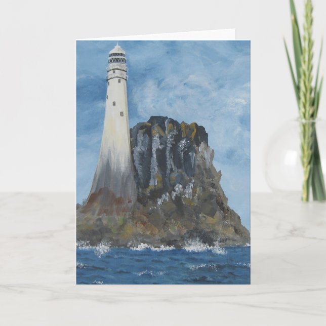 Phare de Fastnet, Irlande  Carte de vœux vierge (Devant)