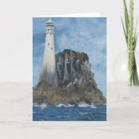 Phare de Fastnet, Irlande Carte de vœux vierge