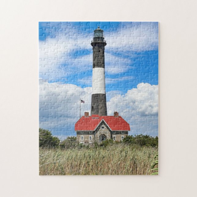 Phare de Fire Island, New York Puzzle (Vertical)